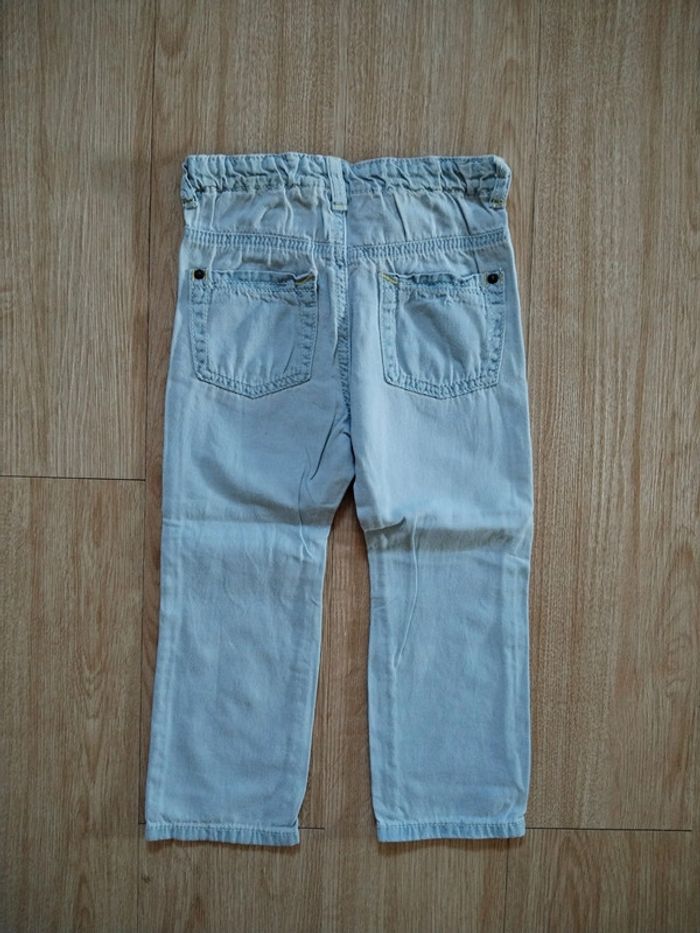 Chemise manches longues rayée et jean 2 ans - photo numéro 3