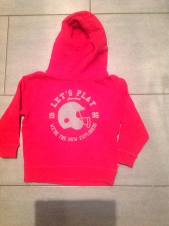 Pull garçon rouge Okaidi - 2 ans