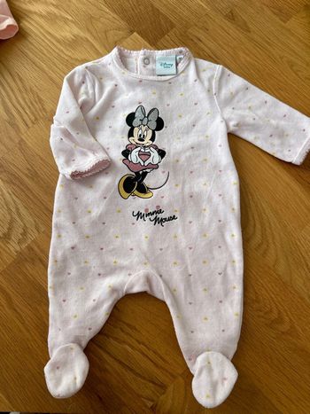 Disney baby Minnie - pyjama velours - 1 mois