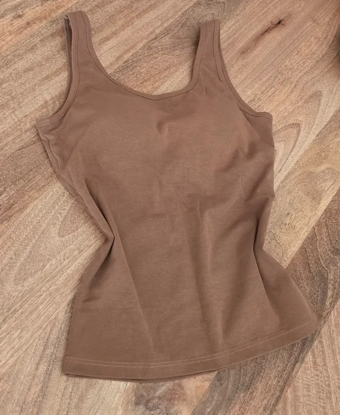 Top coton avec brassière integrée - photo numéro 4