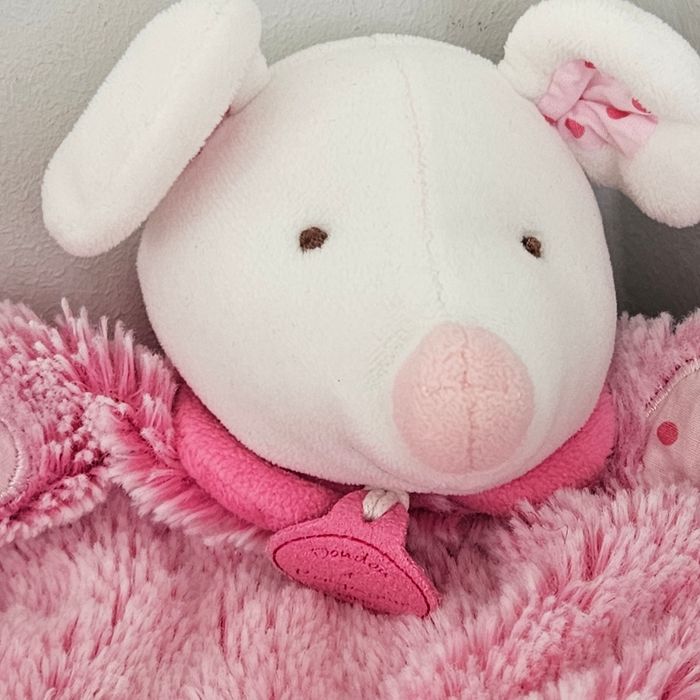 Doudou et compagnie souris rose marionnette - photo numéro 2