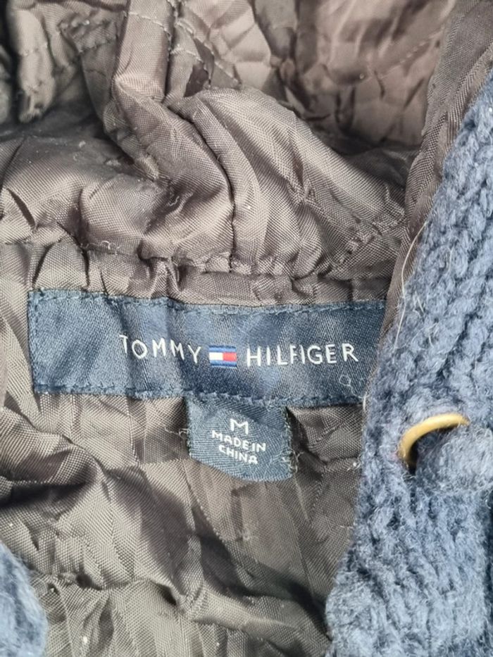 Pull 1/4 zip à capuche Tommy Hilfiger – Taille M Hommes (mesures en photos) - photo numéro 6