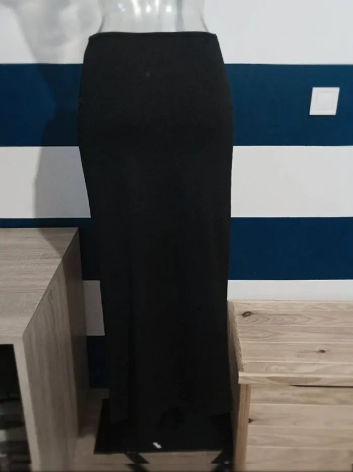 Jupe longue noire femme taille 38/40 - photo numéro 3