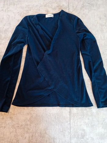 Veste gilet bleu marine fille 14 ans