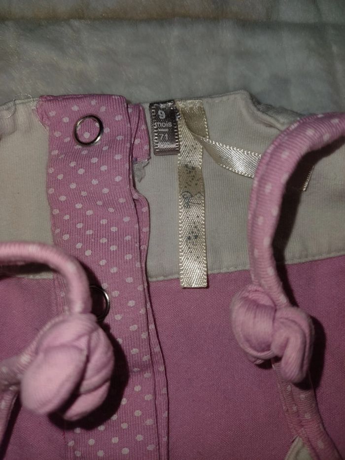 Superbe barboteuse fille 9 mois été - photo numéro 5