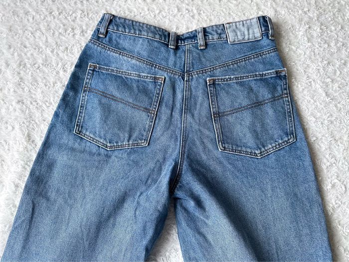Jean taille haute bleu foncé taille 38 - photo numéro 3