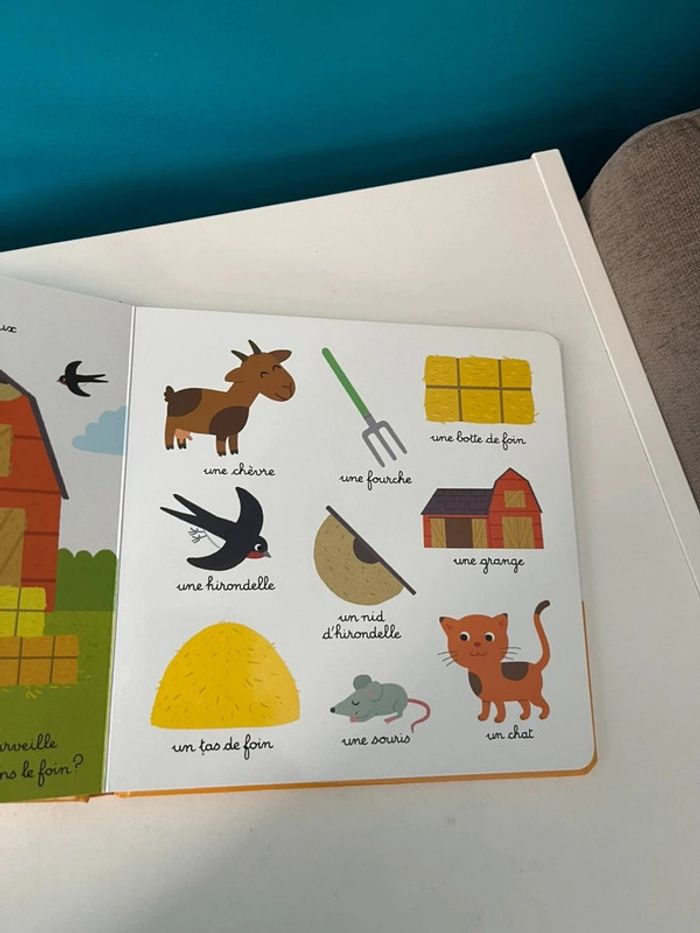 Livre les petites découvertes de César et rose la ferme - photo numéro 4