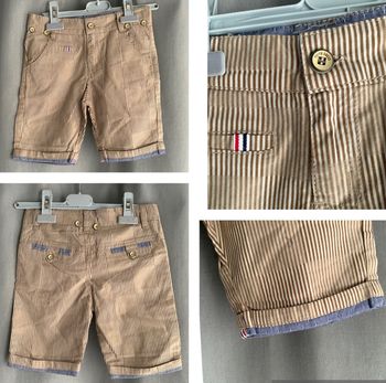 Bermuda neuf garcon ajustable