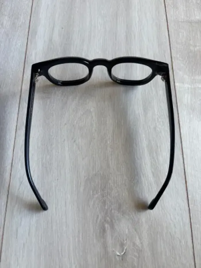 Lunette de vue en acétate noir - photo numéro 3