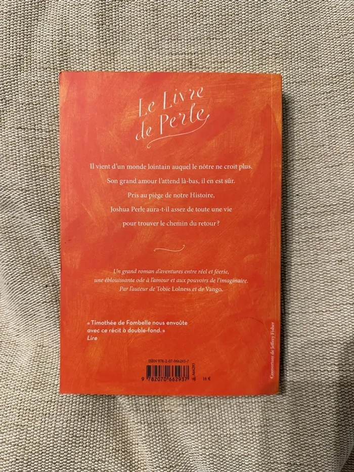 Le livre de Perle - Timothée de Fombelle - photo numéro 2