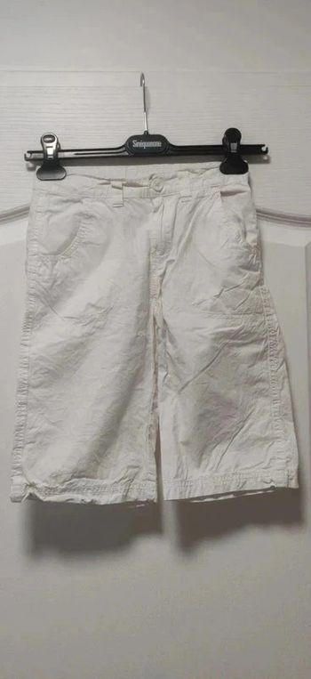 Bermuda blanc La redoute 8 ans