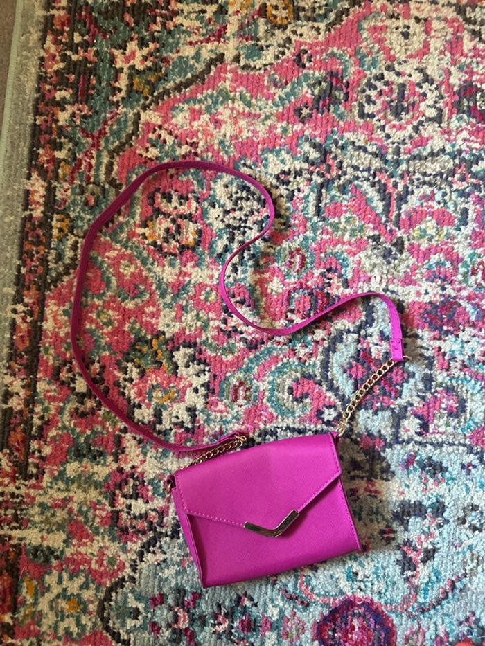 Petit sac bandoulière rose - photo numéro 3