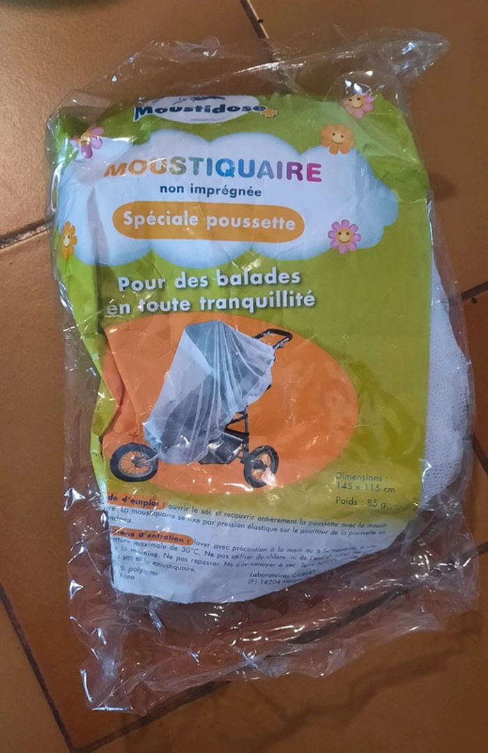 Moustiquaire poussette ou cosy