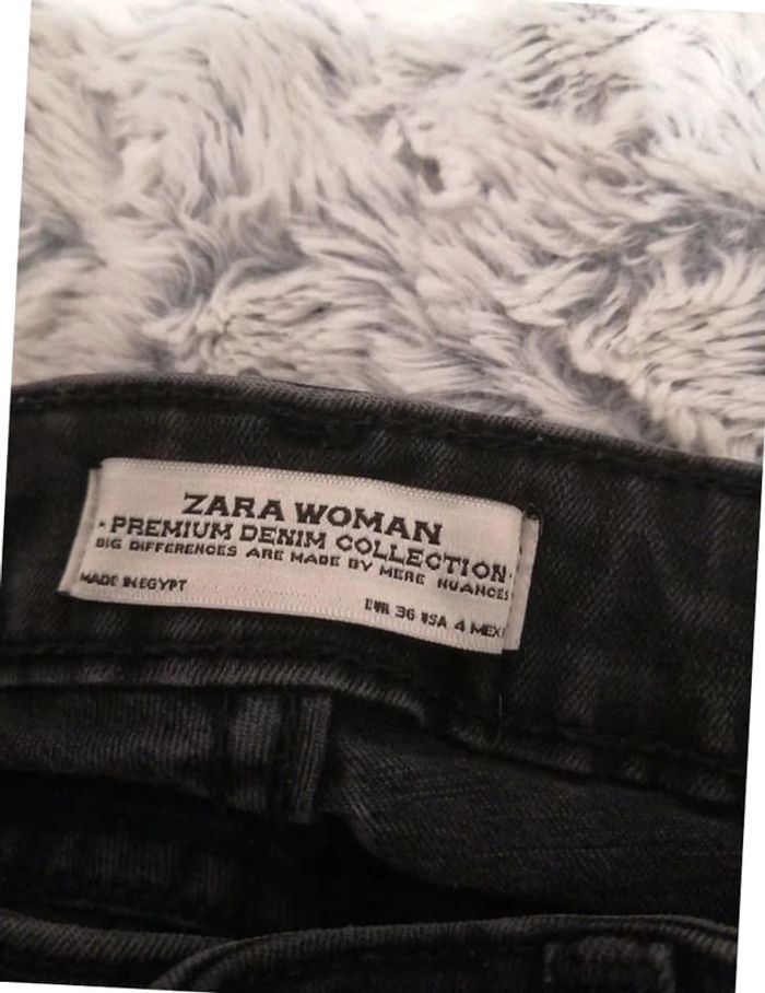 jeans skinny Zara noir taille 36 - photo numéro 3
