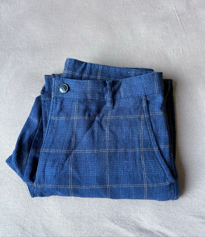 Pantalon chino à carreaux Zara homme - photo numéro 6