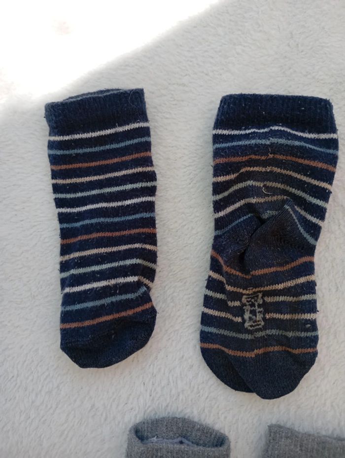 Lot de 11 paires de chaussettes taille 18/22 - photo numéro 6