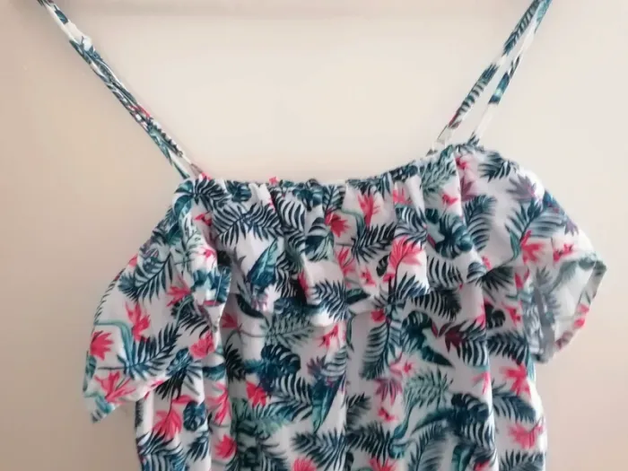 Combi short fille fleurie #12ans_krocaro - photo numéro 5
