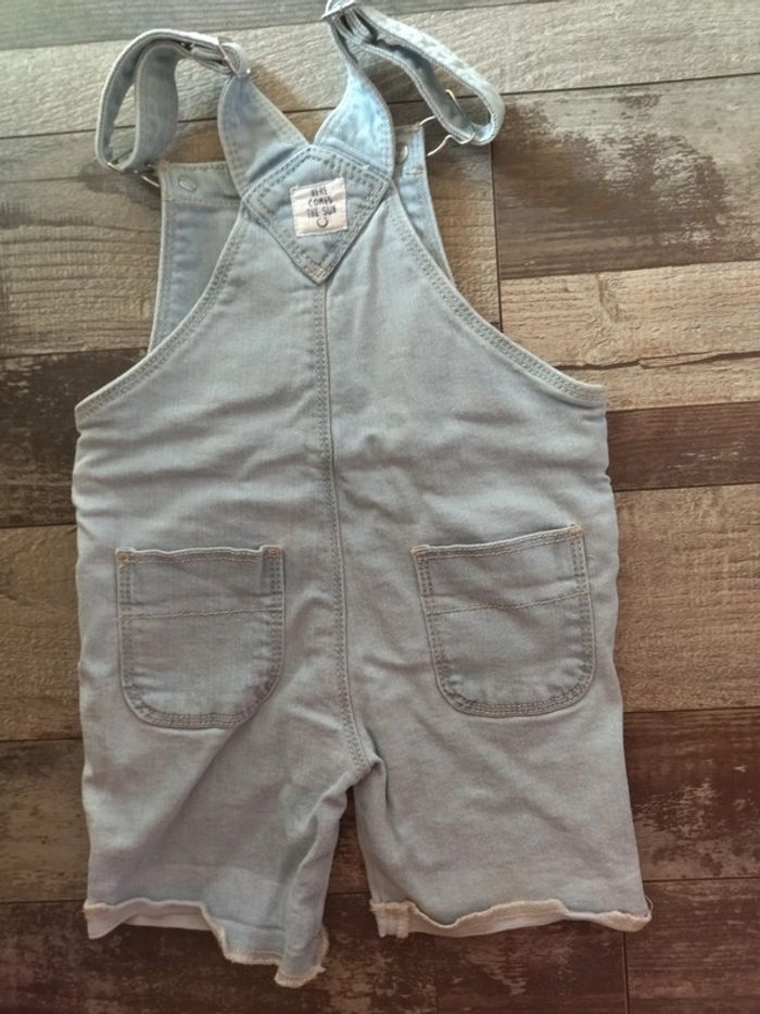 Salopette en jean 12 mois - photo numéro 2