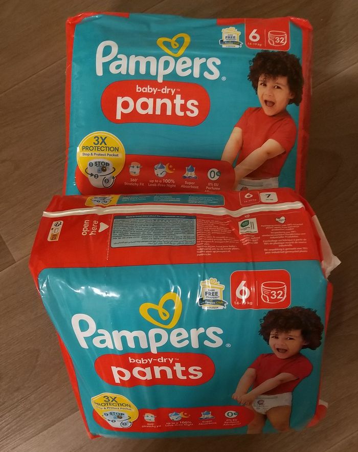 Pampers Pants baby dry taille 6