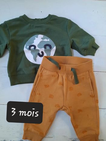 Ensemble jogging léger Tex 3 mois