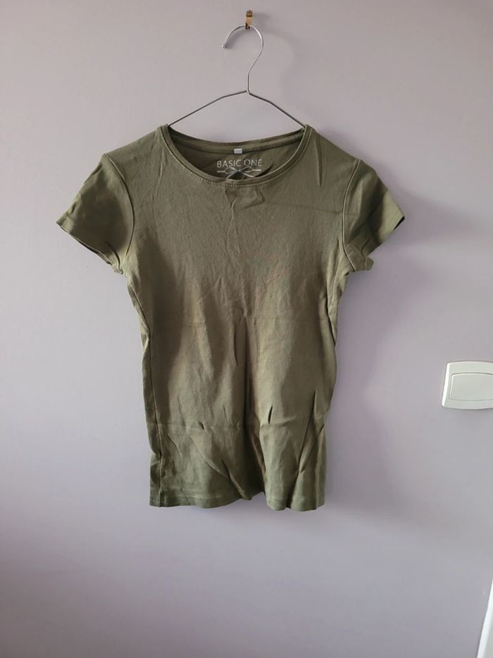 T-shirt Kaki taille 1 Basic One