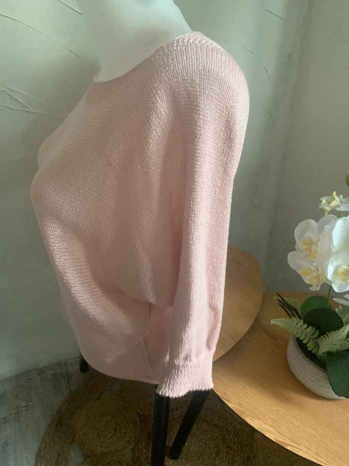 Pull maille fine rose taille 38-40 - photo numéro 5