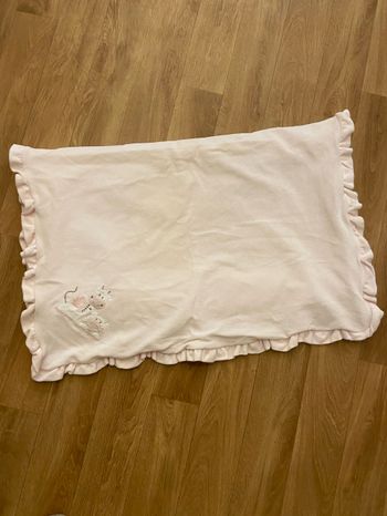 Plaid rose bébé 90 x 70 cm