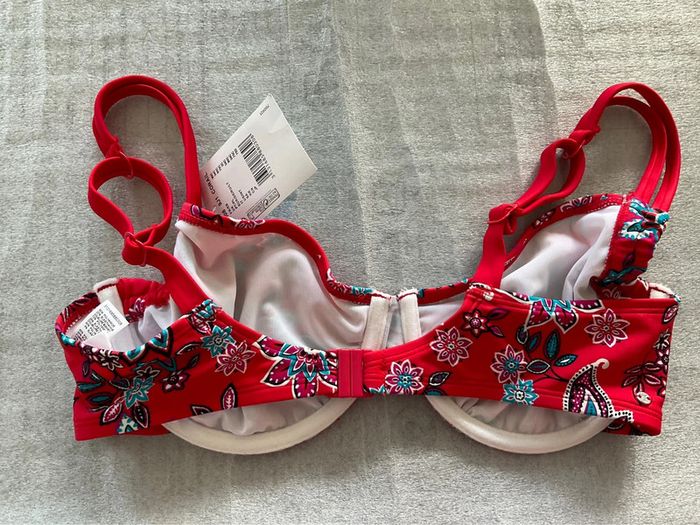 Haut maillot corail Bestform neuf - photo numéro 4