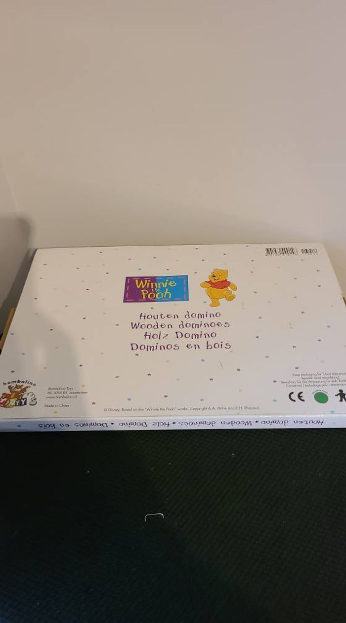 Domino en bois "Winnie l'ourson" - photo numéro 3