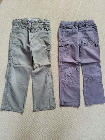 1 lot de 2 pantalons mi-saison