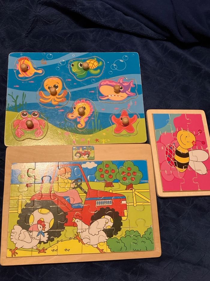 Lot 3 puzzles - photo numéro 3