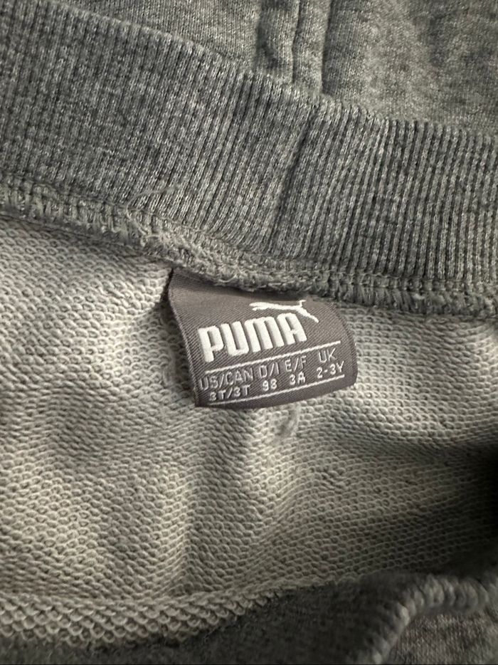 Ensemble jogging gris puma taille 2/3 ans avec T-shirt manches longues Zara gris - photo numéro 5