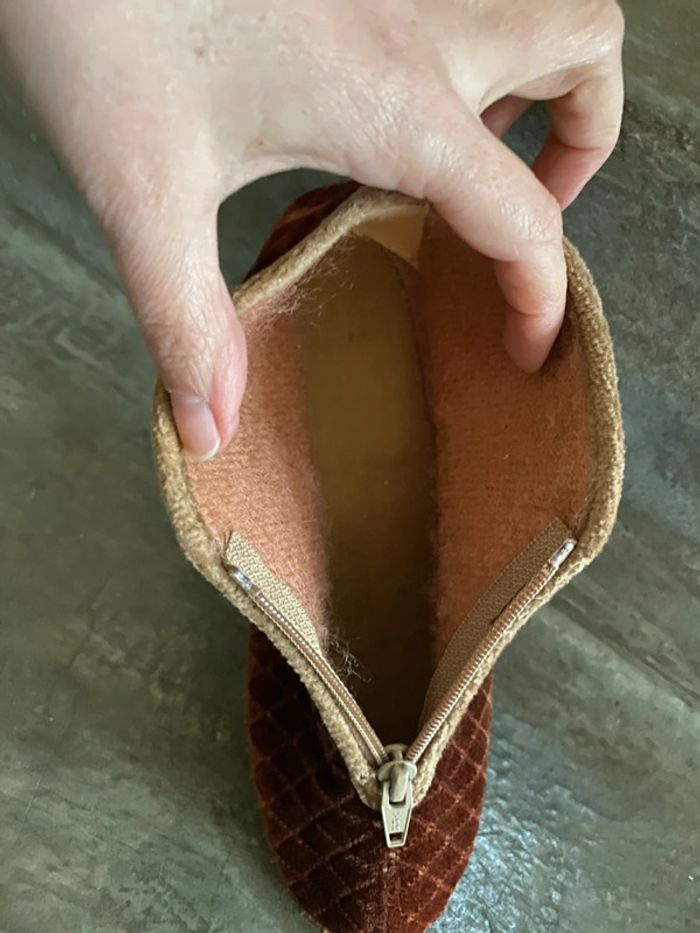 Chaussons montants zippé brun Reno 34 neuf - photo numéro 9