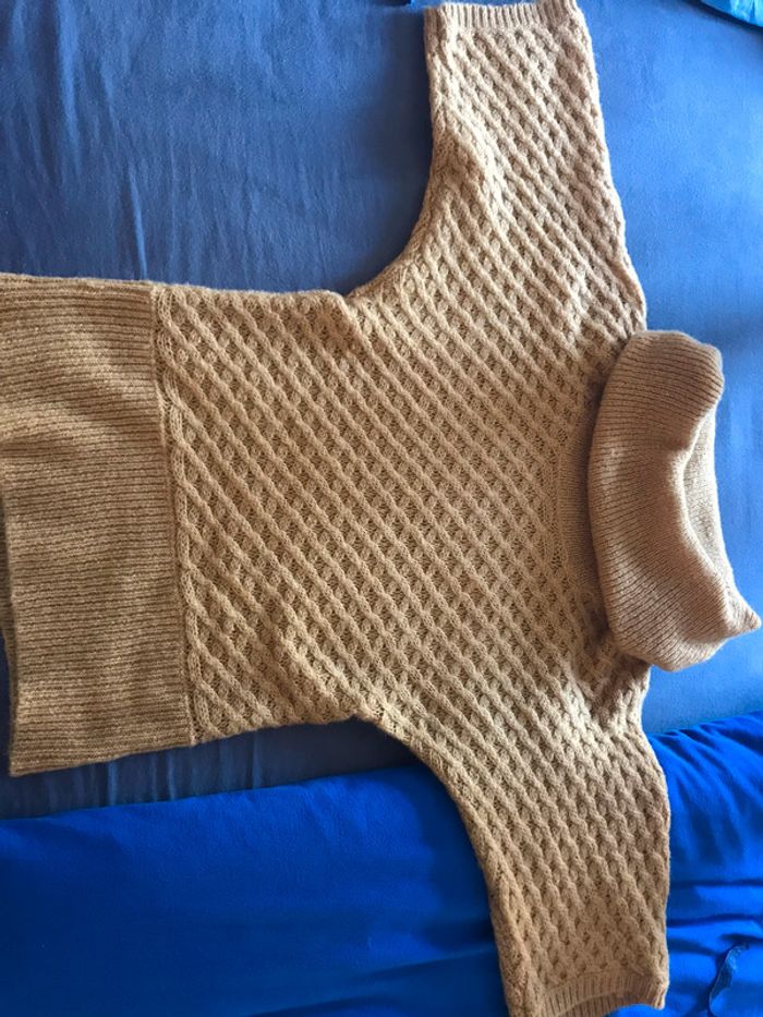 Pull col roulé et manches courtes - photo numéro 3