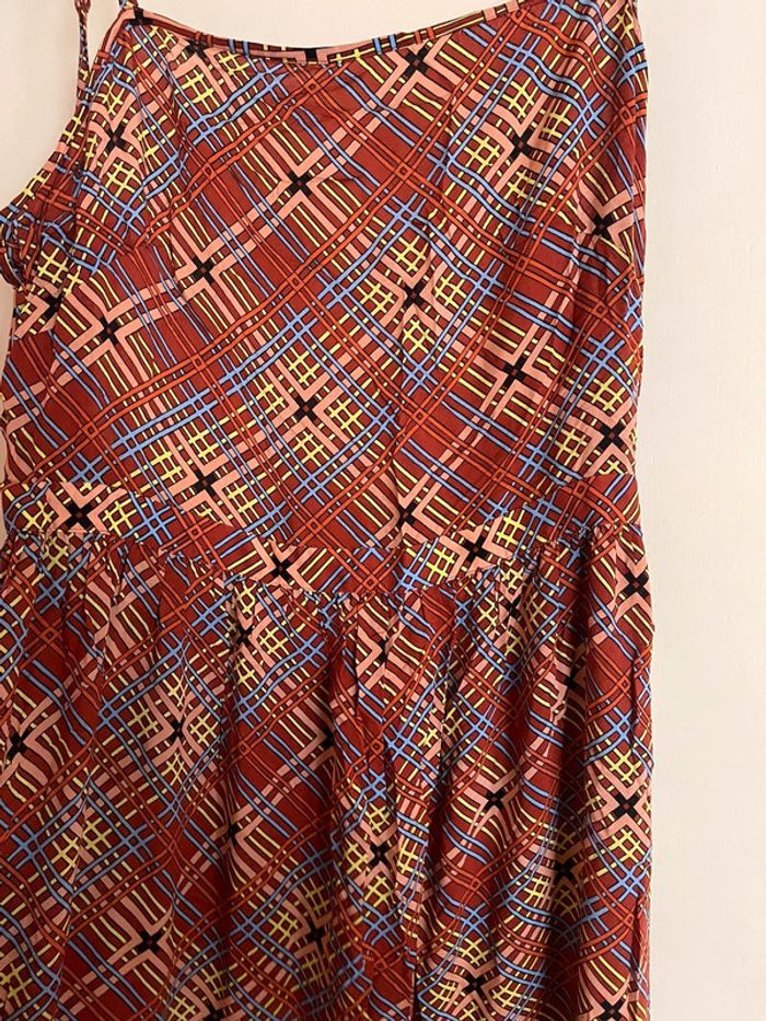 Robe fluide rétro bretelle estivale collab Elisa Nalin - photo numéro 3