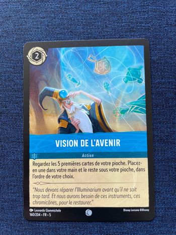 Carte Lorcana (Disney) - Vision de l’avenir - 160/204 - FR - 5