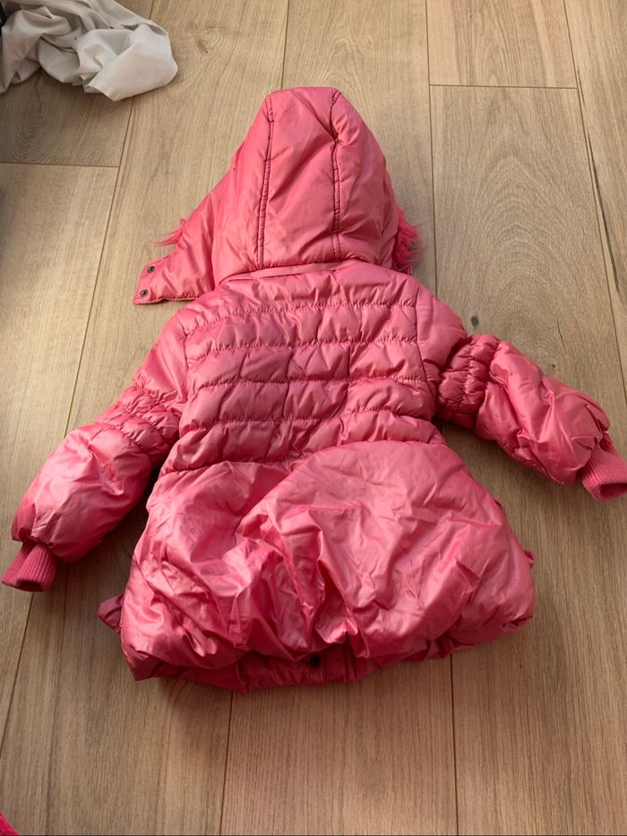 Manteau fille 12 mois rose - photo numéro 2