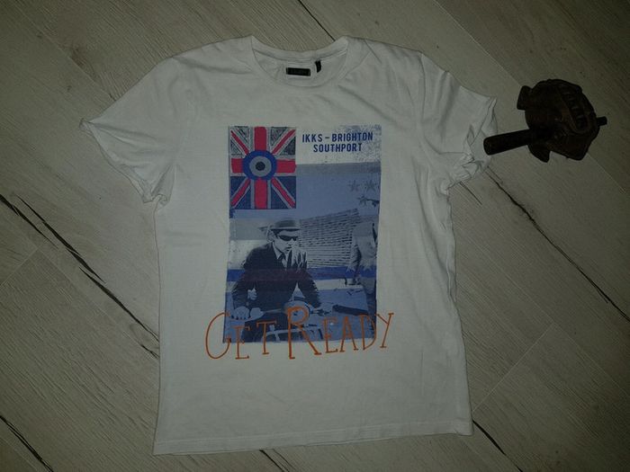 Tee shirt ikks manches courtes 10 ans garçon neuf