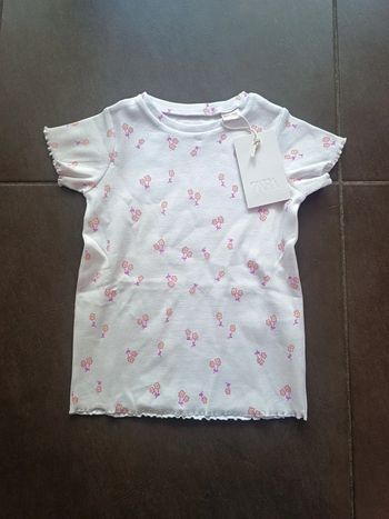 Tee shirt côtelé Zara 4 ans