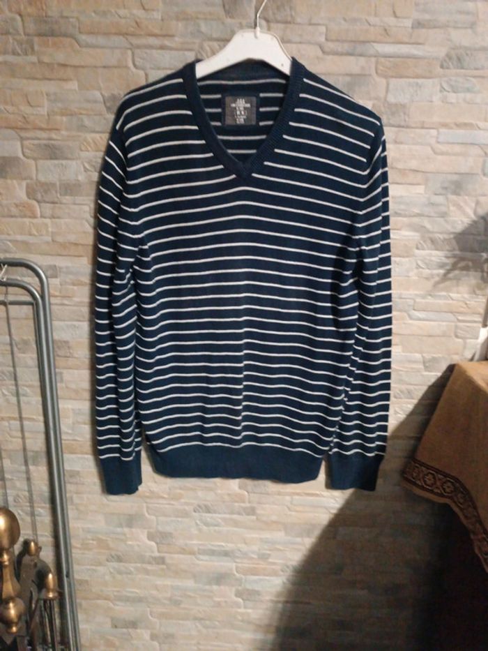 Pull rayé logg H&M M
