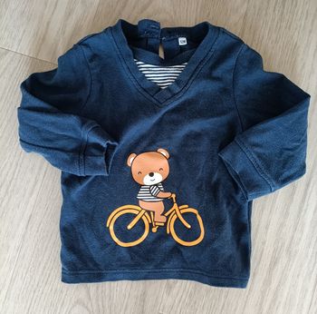 Tee short manches longues bébé