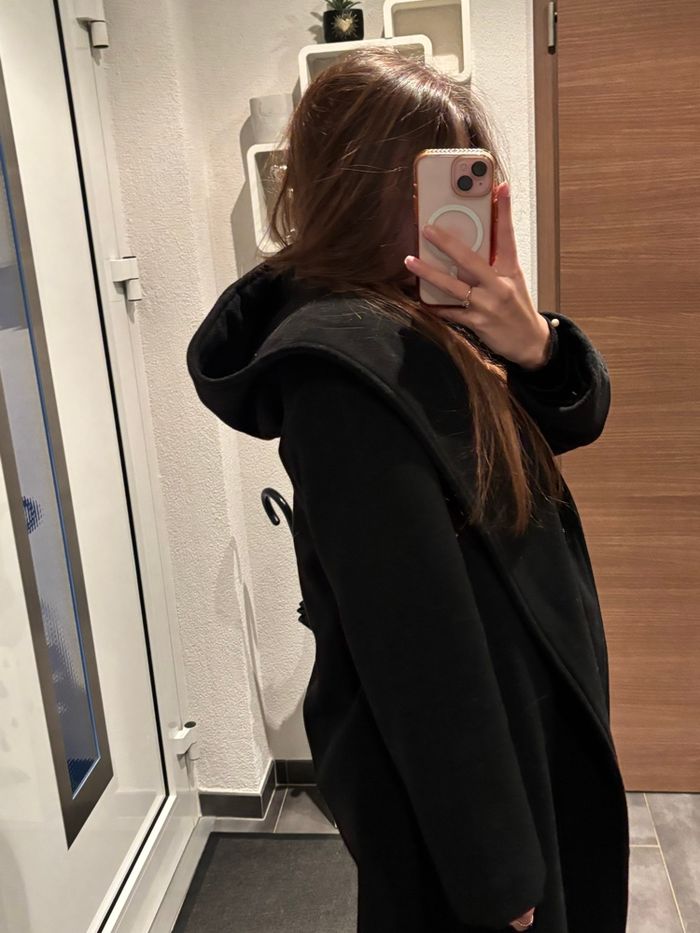 Manteau noir Morgan taille 36 laine - photo numéro 3