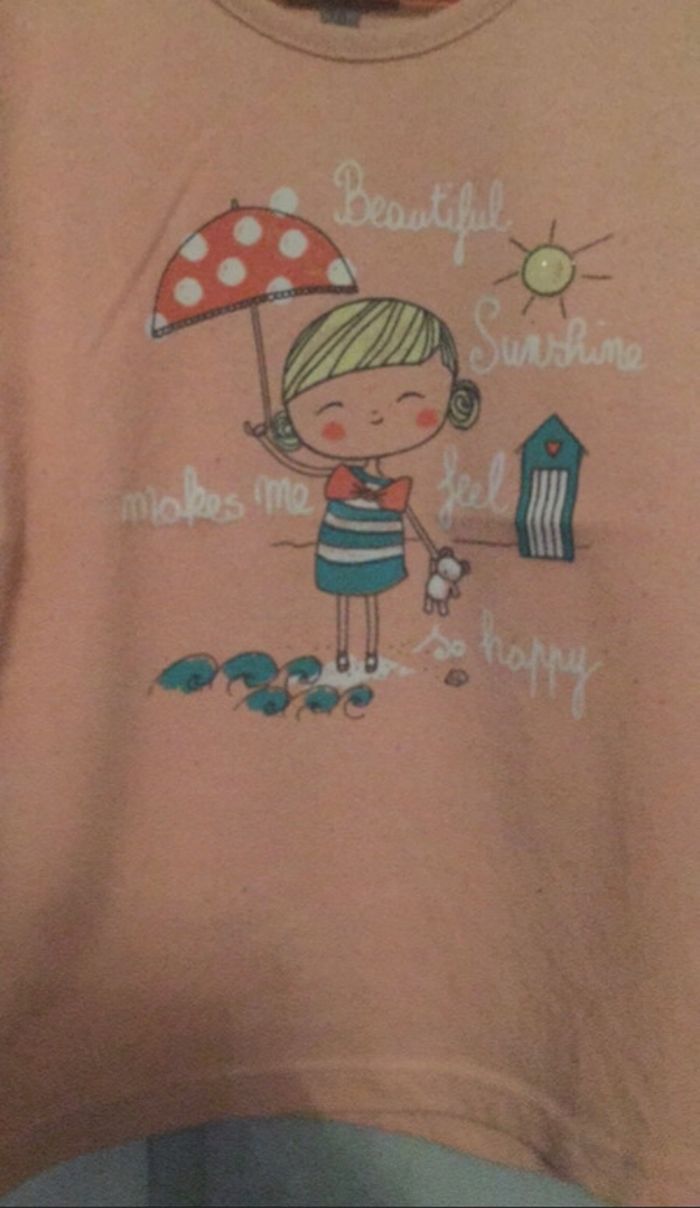 TEE shirt 2 ans orange - photo numéro 2