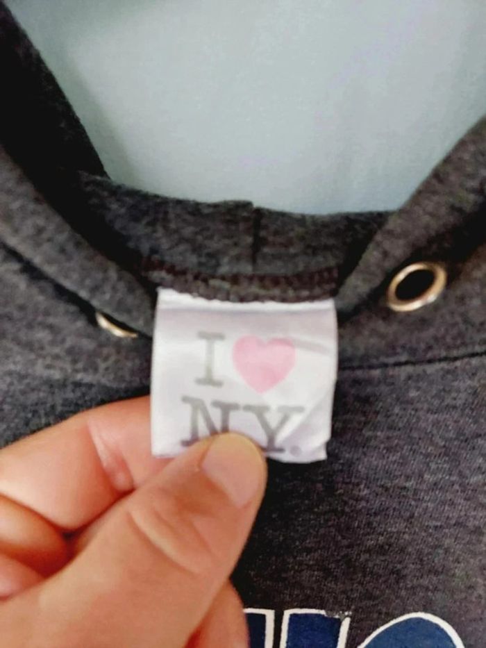 Sweat à capuche mixte New York Taille S - photo numéro 6