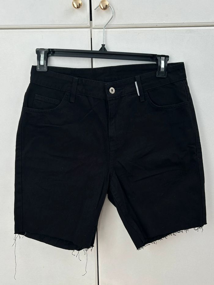 Short en jean noir - homme collusion taille 40