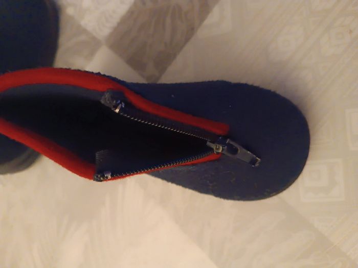 Chausson bleu marine P23 - photo numéro 4