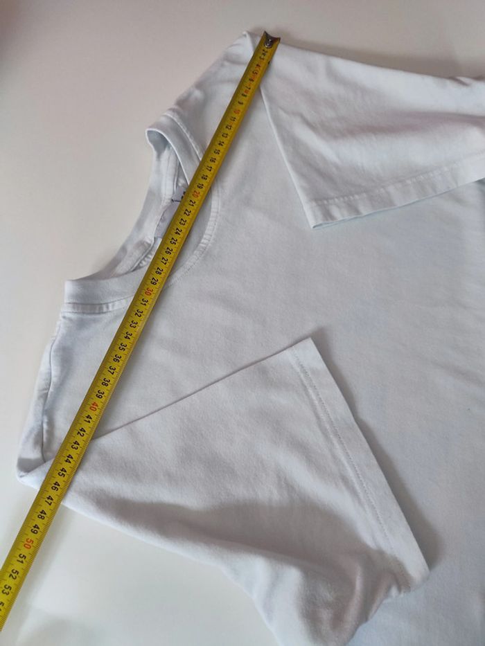 T-shirt blanc Adidas – Taille L - photo numéro 7