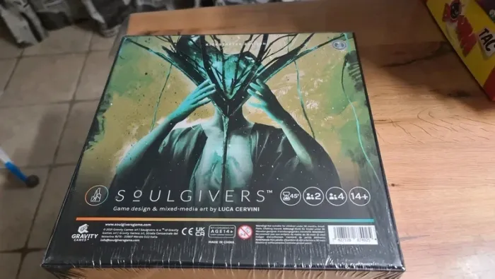 Neuf sous cellophane jeu de société Soulgivers + 3 Extensions + Autres des éditions Gravity Games, - photo numéro 4