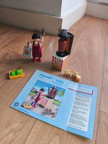 Kebab et son personnage Playmobil 70430