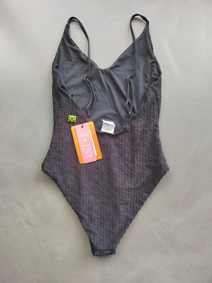 Maillot de bain 1 pièce pour femme noir taille S Havaianas neuf avec étiquette - photo numéro 2